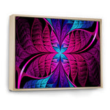 Bright Pink Fractal Stained Glass