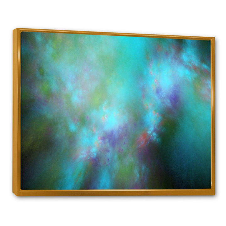 Perfect Blue Starry Sky - Modern Living Room Wall Decor