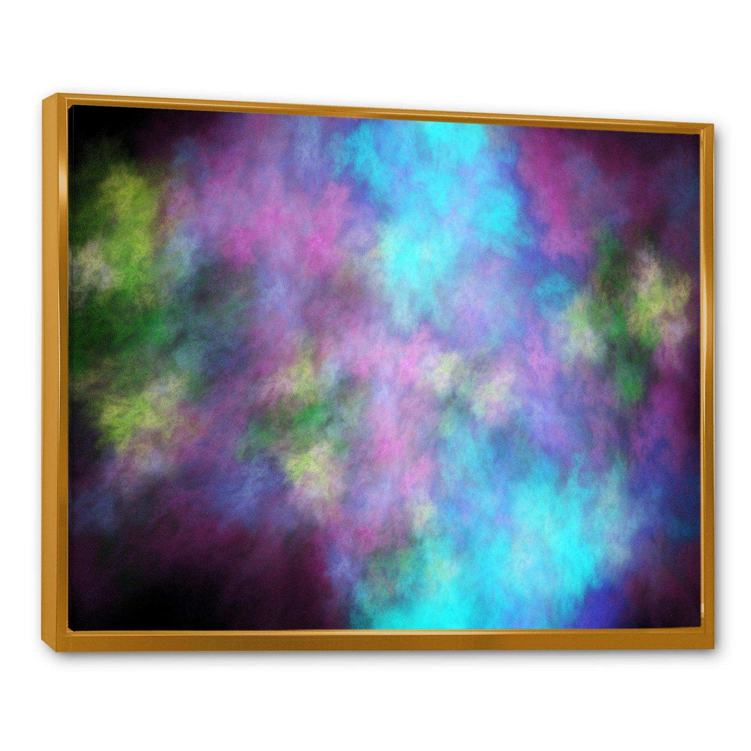 Perfect Blue Purple Starry Sky - Modern Living Room Wall Decor