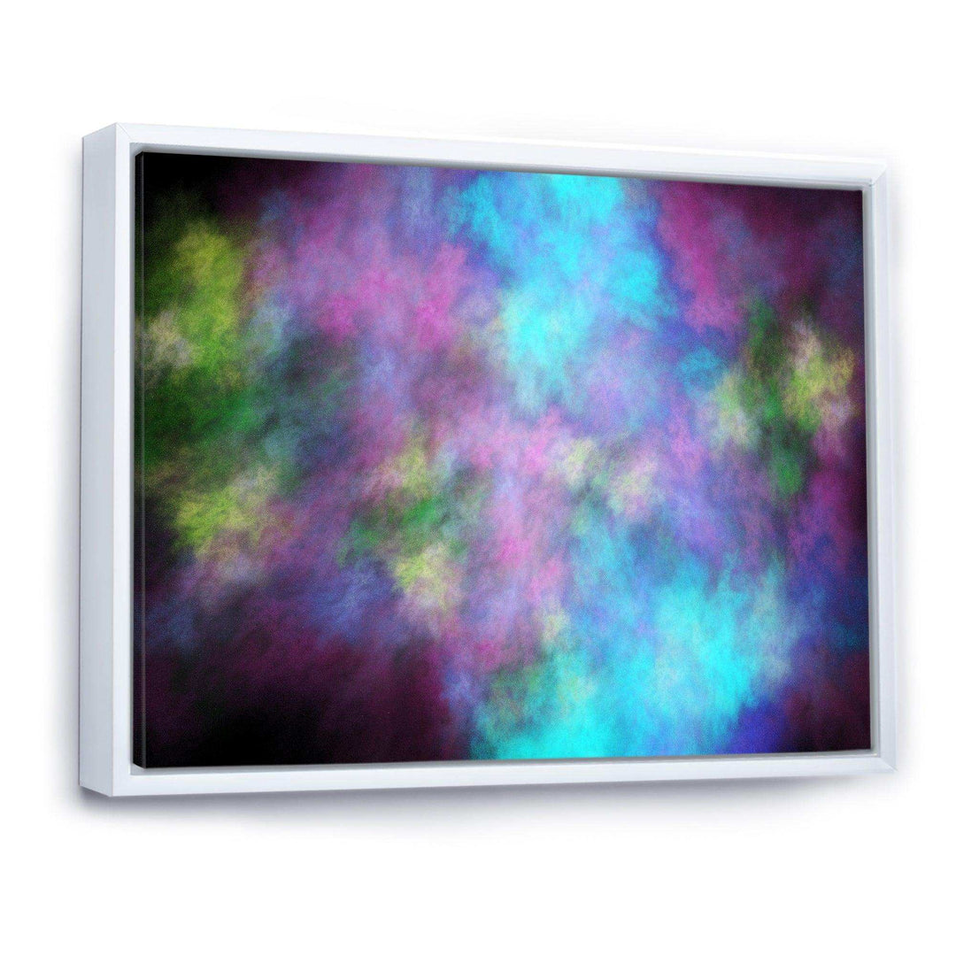Perfect Blue Purple Starry Sky - Modern Living Room Wall Decor
