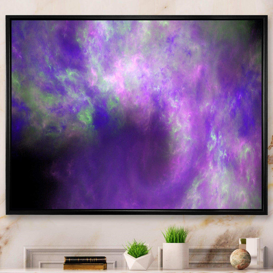 Perfect Light Purple Starry Sky - Modern Wall Art Prints