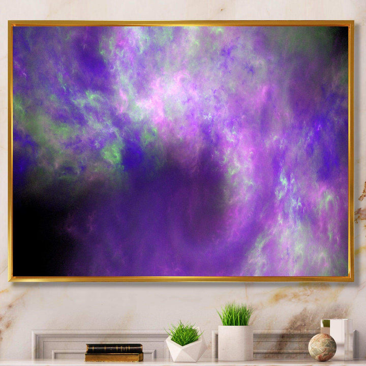 Perfect Light Purple Starry Sky - Modern Wall Art Prints