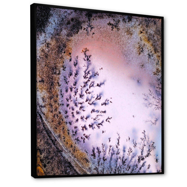 Crystal Dendrite macro - Modern Bedroom Wall Art