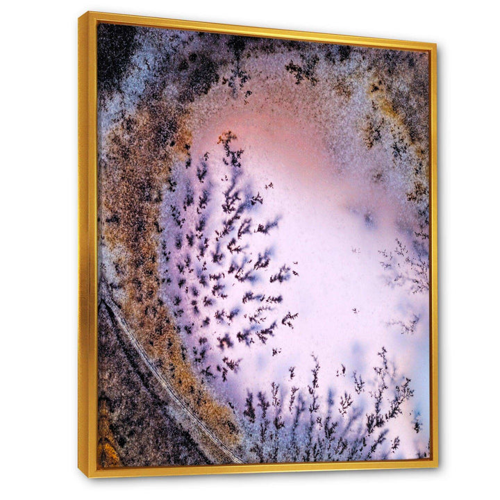 Crystal Dendrite macro - Modern Bedroom Wall Art