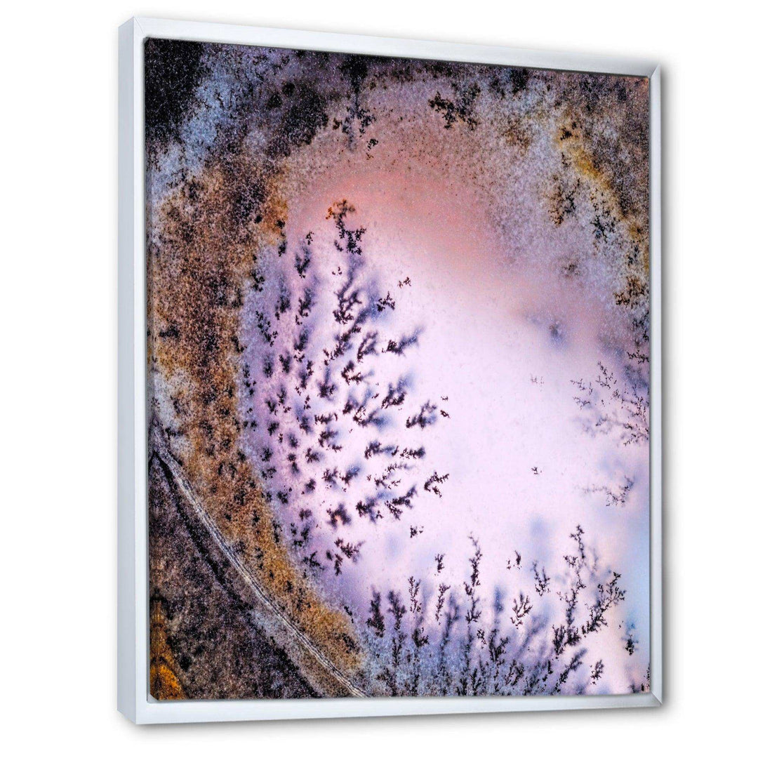 Crystal Dendrite macro - Modern Bedroom Wall Art