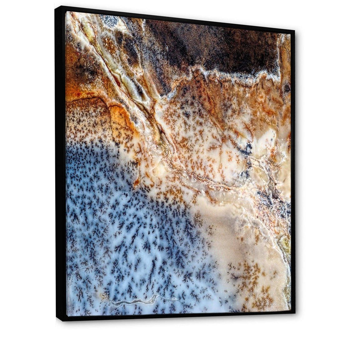 Moss Agate spotted - Modern Canvas Wall Art