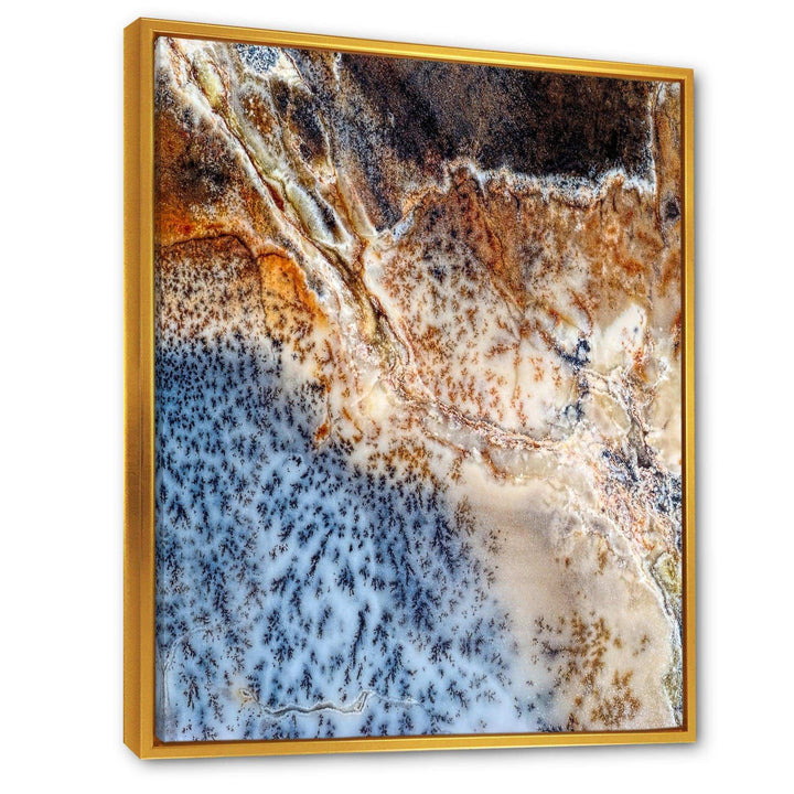 Moss Agate spotted - Modern Canvas Wall Art