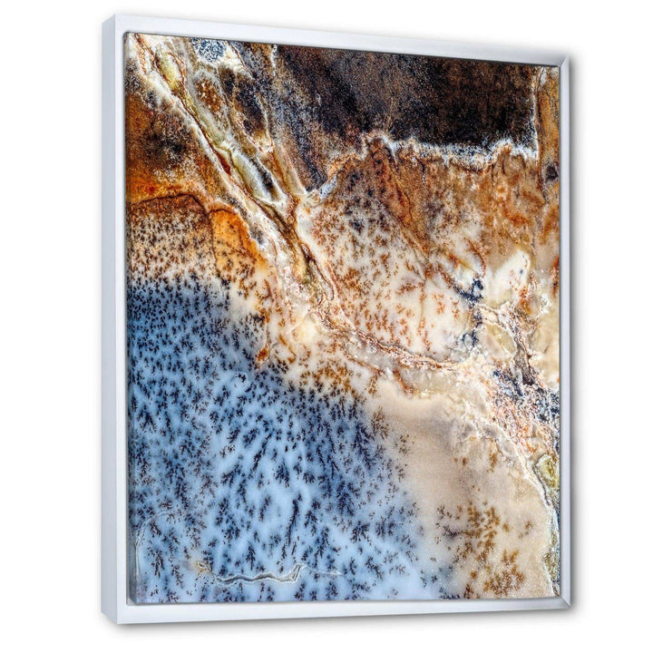 Moss Agate spotted - Modern Canvas Wall Art