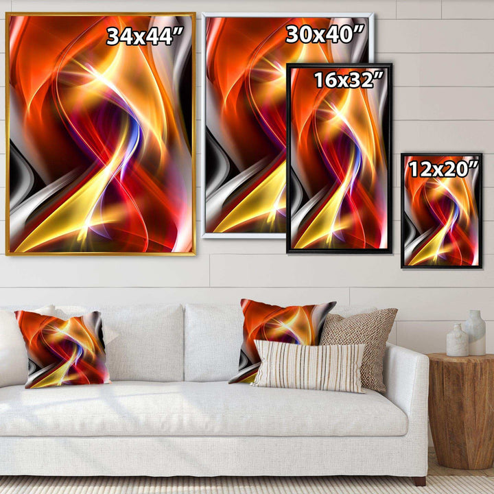 Ornament Gray - Modern Canvas Wall Art
