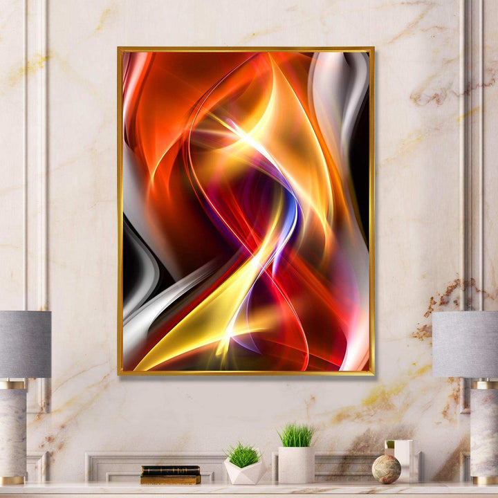 Ornament Gray - Modern Canvas Wall Art