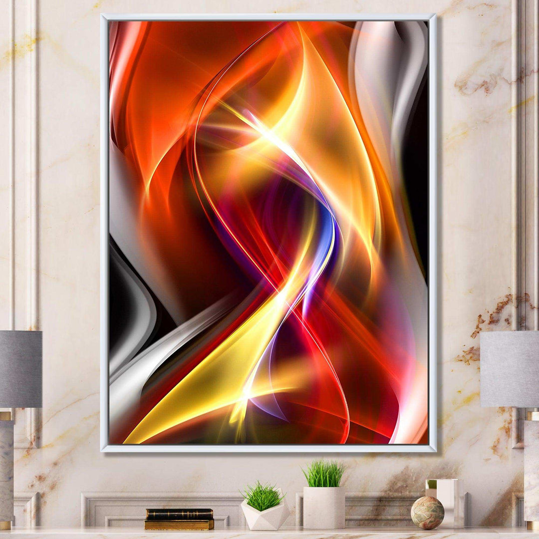 Ornament Gray - Modern Canvas Wall Art
