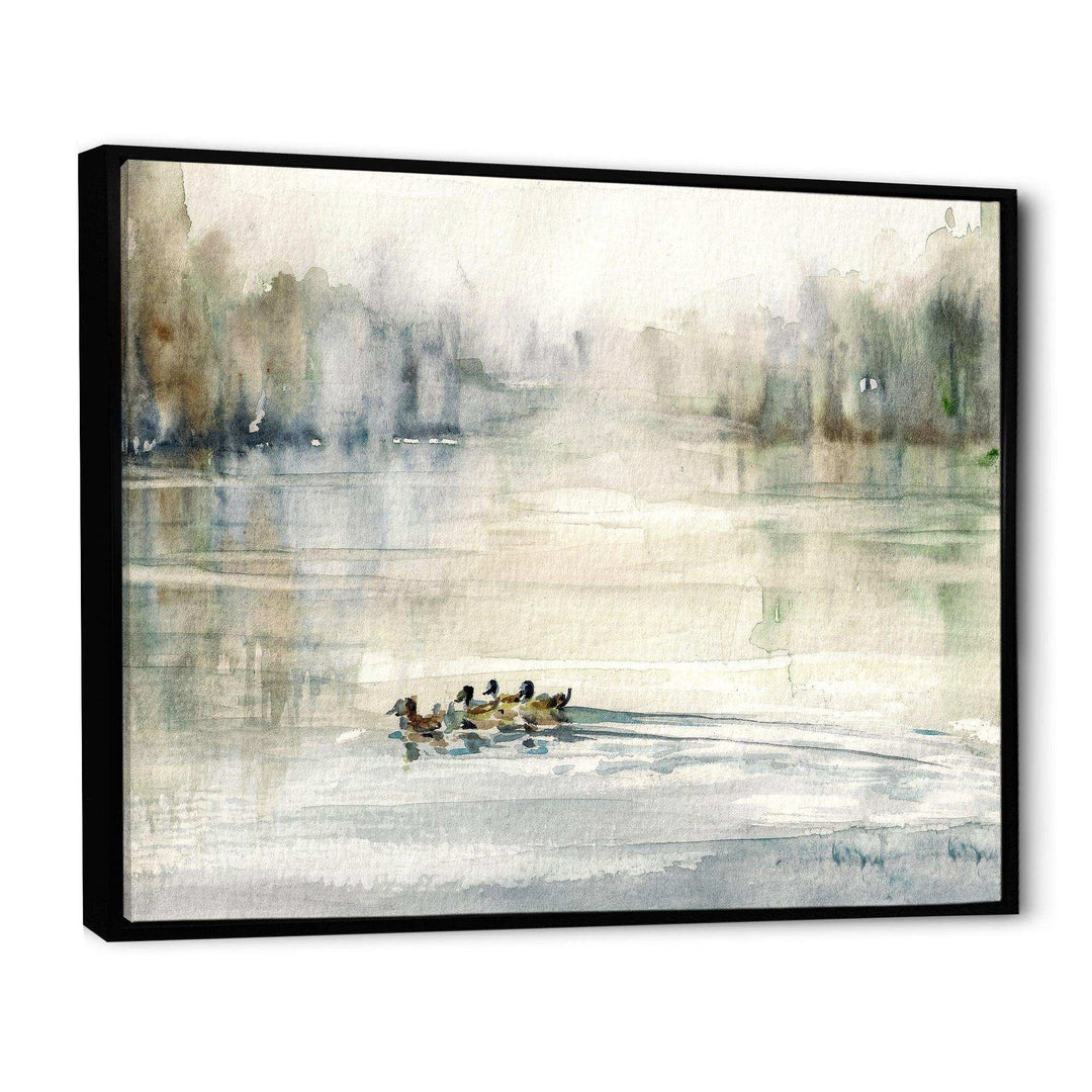 Ducks in Pond