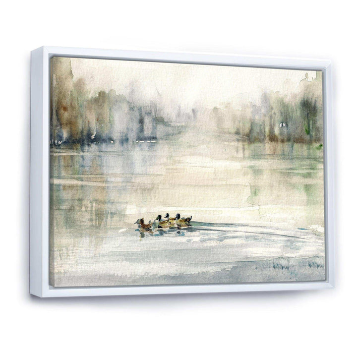 Ducks in Pond