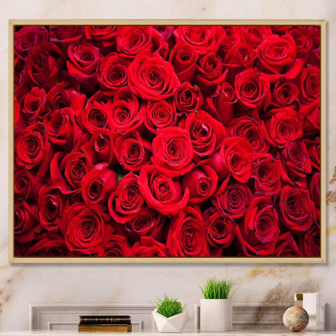Winter Red Rose
