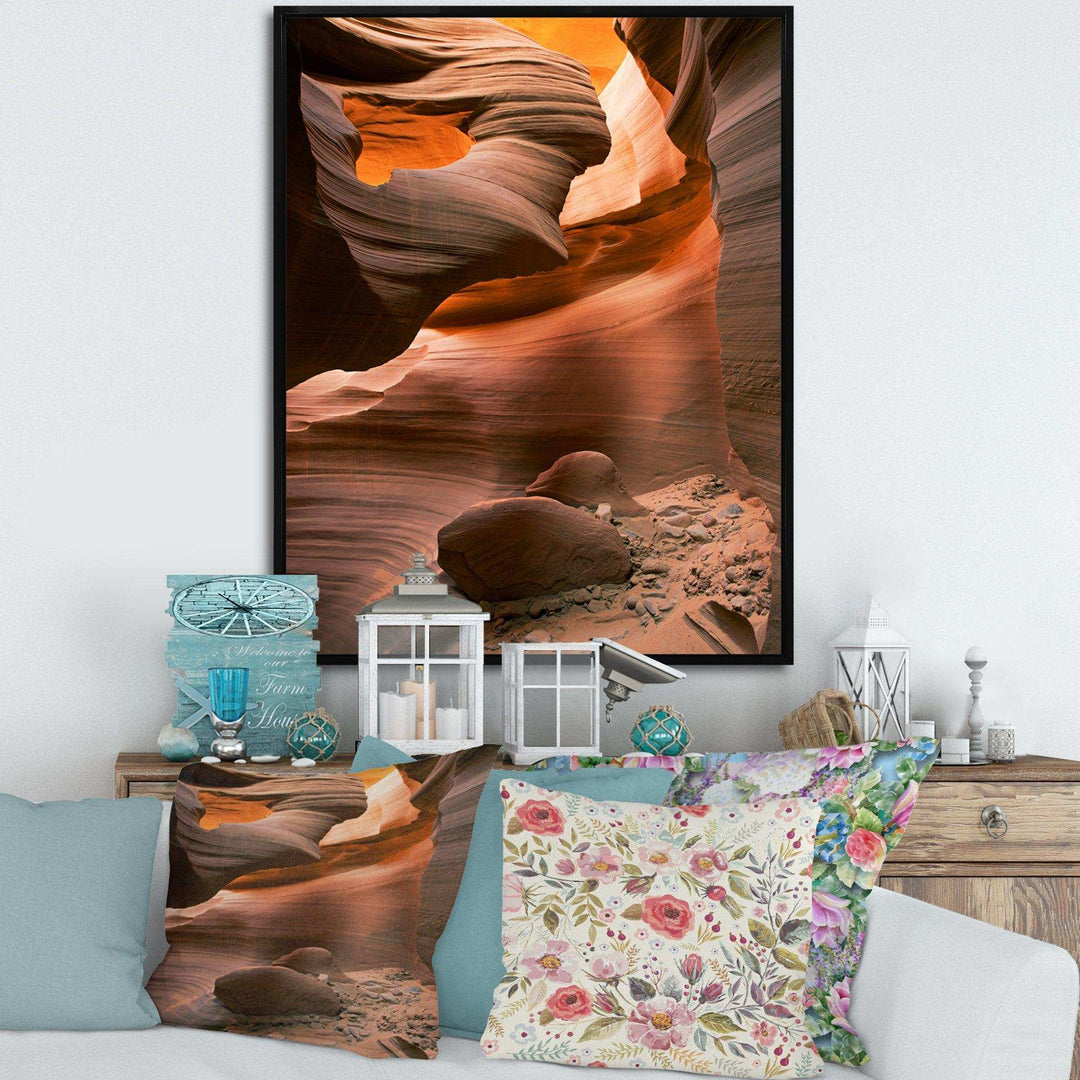 Lower Antelope Slot Canyon in Reflected Sunlight