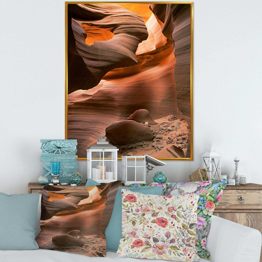 Lower Antelope Slot Canyon in Reflected Sunlight