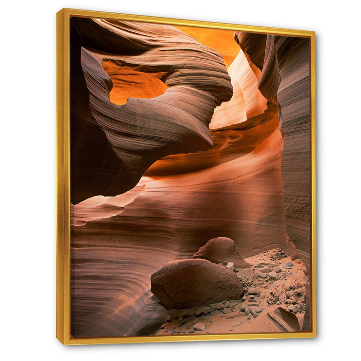 Lower Antelope Slot Canyon in Reflected Sunlight