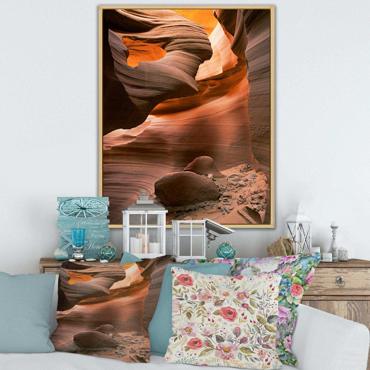 Lower Antelope Slot Canyon in Reflected Sunlight