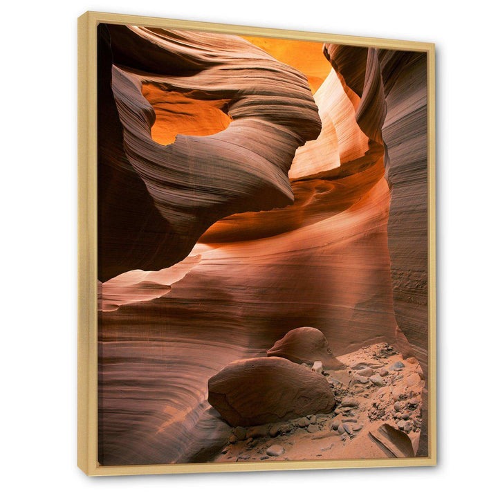 Lower Antelope Slot Canyon in Reflected Sunlight