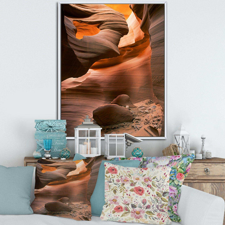 Lower Antelope Slot Canyon in Reflected Sunlight