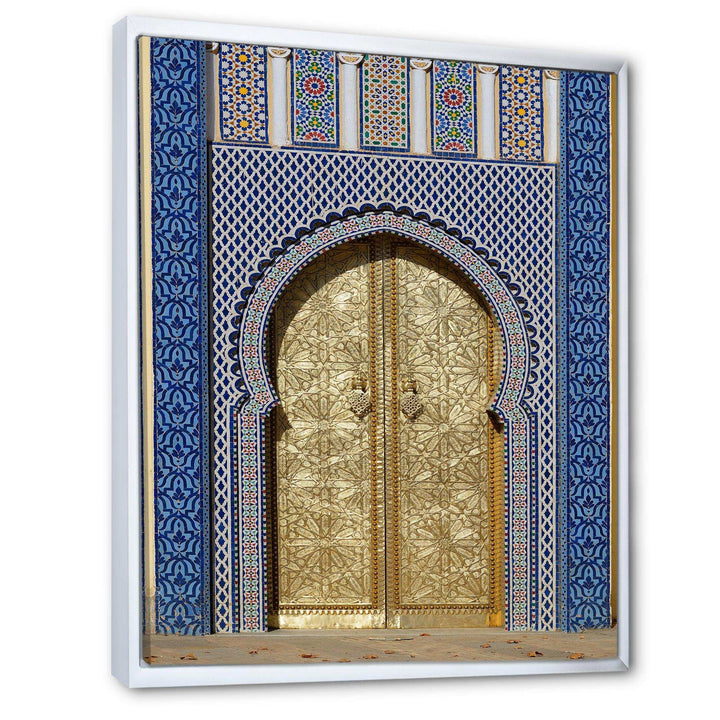 Morroco Palace Golden Doors - Traditional Wall Art Prints