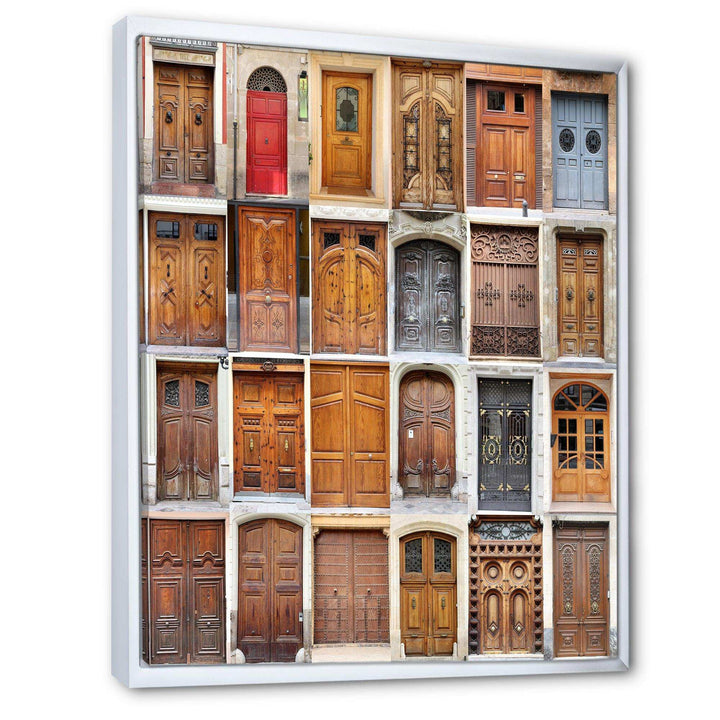 Art Nouveau Doors - Vintage Living Room Wall Decor