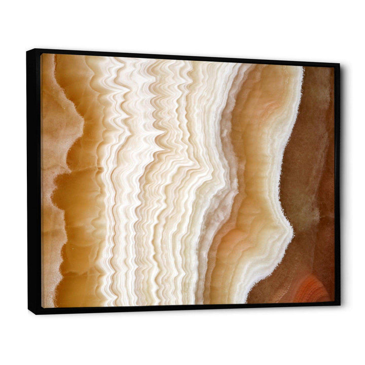 Marbled Stone Layers - Traditional Living Room Wall Decor
