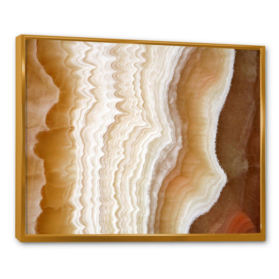 Marbled Stone Layers - Traditional Living Room Wall Decor