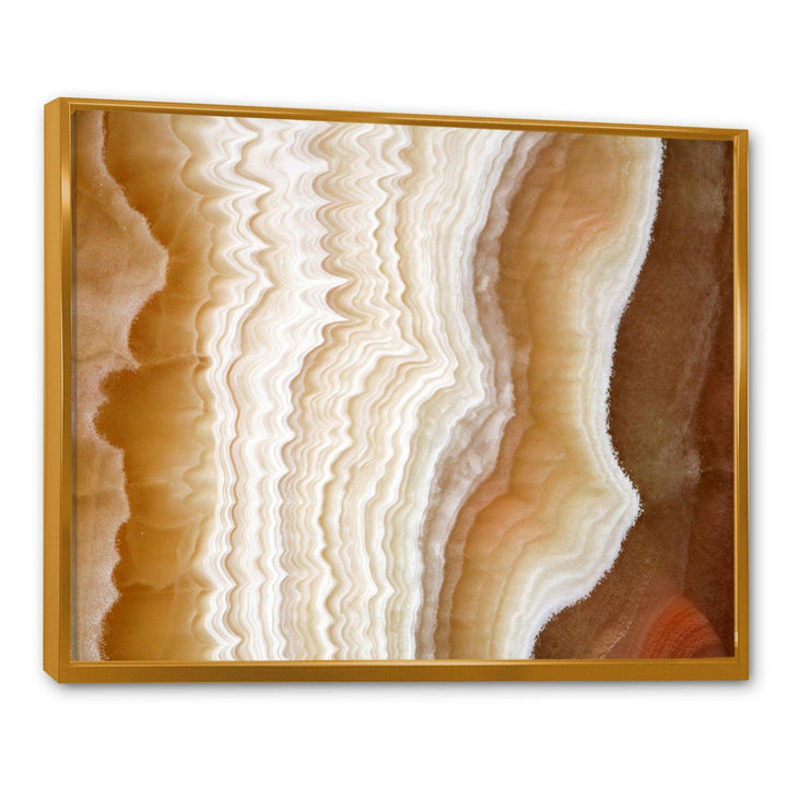 Marbled Stone Layers - Traditional Living Room Wall Decor