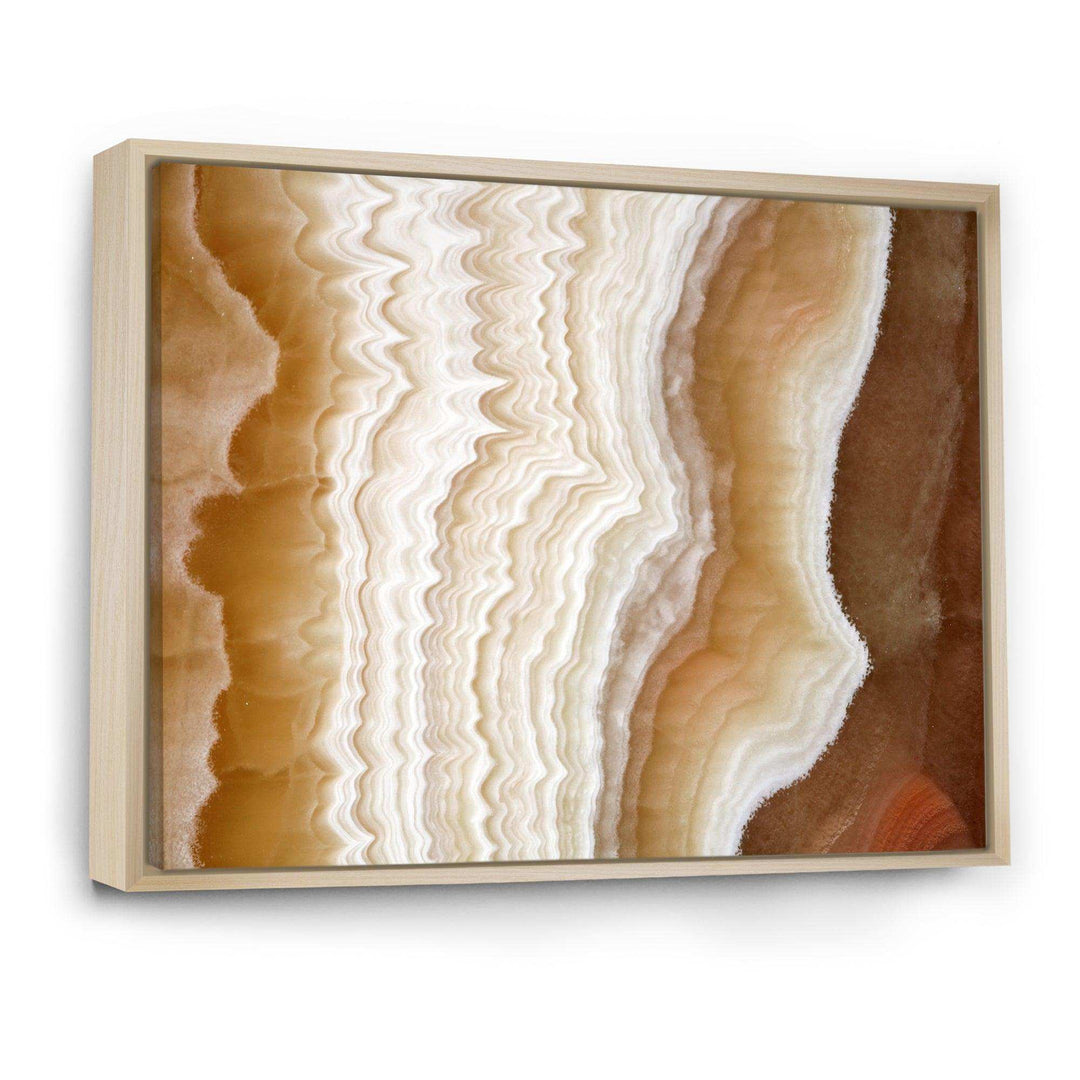 Marbled Stone Layers - Traditional Living Room Wall Decor