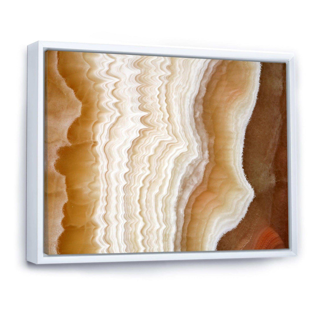 Marbled Stone Layers - Traditional Living Room Wall Decor