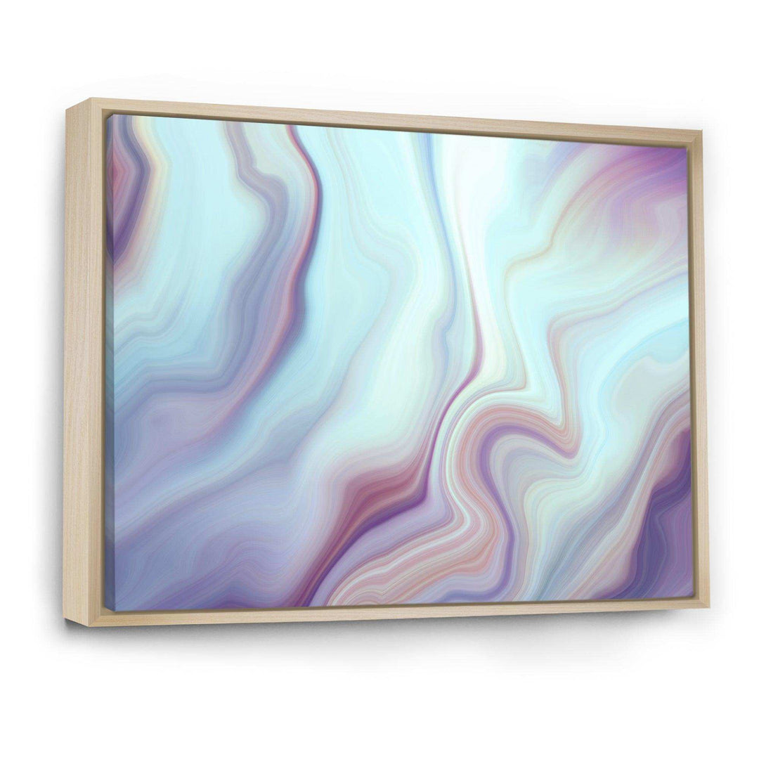 Marbled Liquid Agate Colours - Modern Bedroom Wall Art