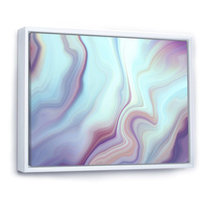 Marbled Liquid Agate Colours - Modern Bedroom Wall Art