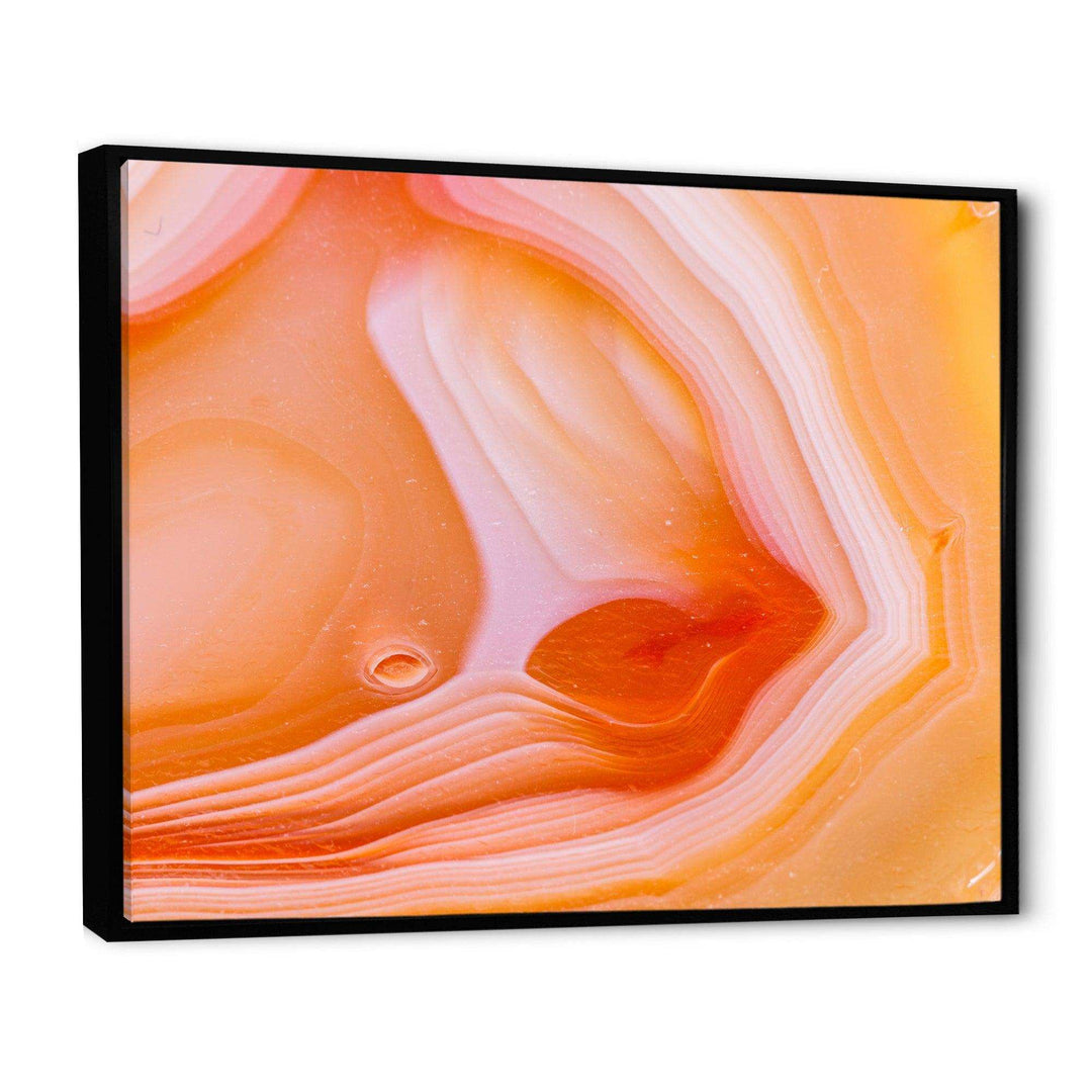 Mineral Orange Agate - Mid-Century Modern Wall Art Prints