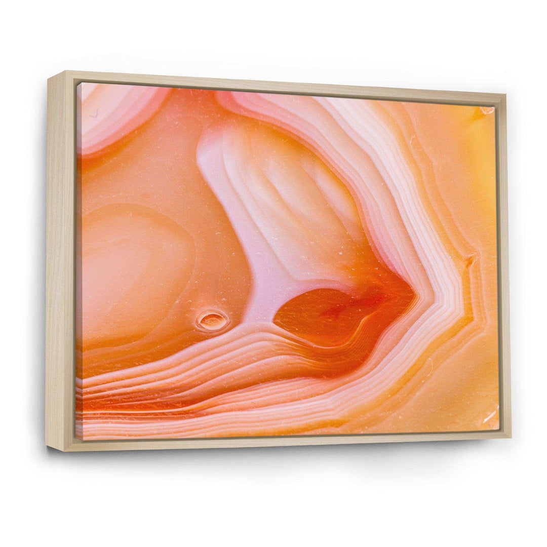 Mineral Orange Agate - Mid-Century Modern Wall Art Prints