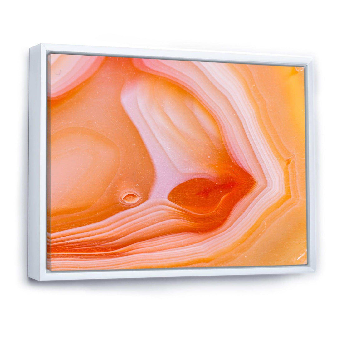 Mineral Orange Agate - Mid-Century Modern Wall Art Prints