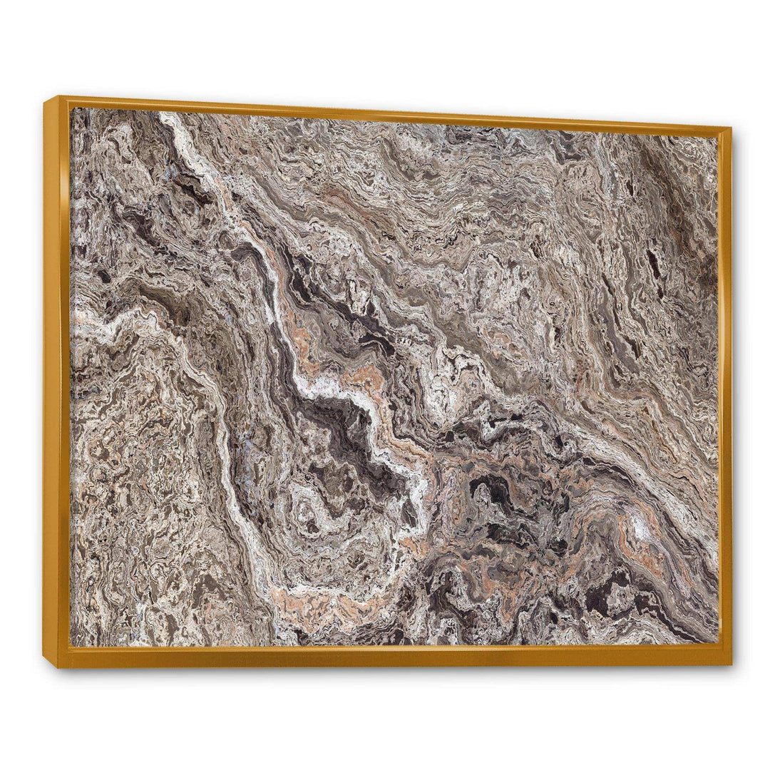 Onyx Travertine Tile - Mid-Century Modern Canvas Wall Art
