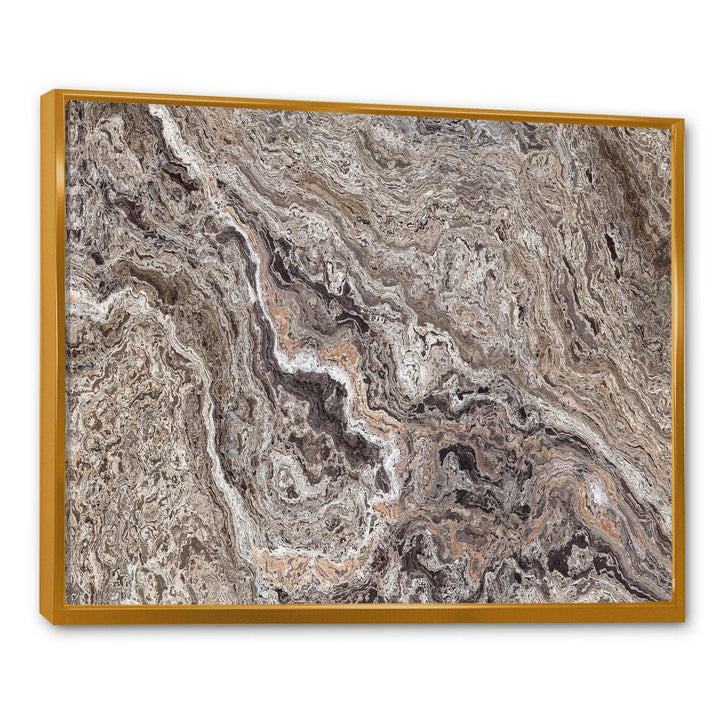 Onyx Travertine Tile - Mid-Century Modern Canvas Wall Art