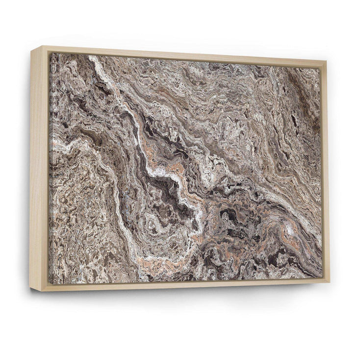 Onyx Travertine Tile - Mid-Century Modern Canvas Wall Art