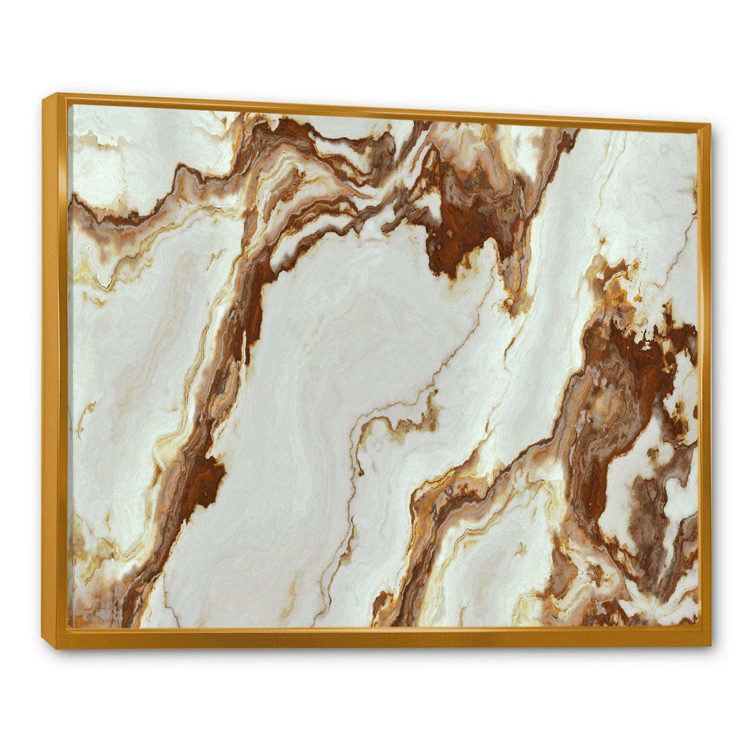 Natural Onyx Texture - Mid-Century Modern Bedroom Wall Art