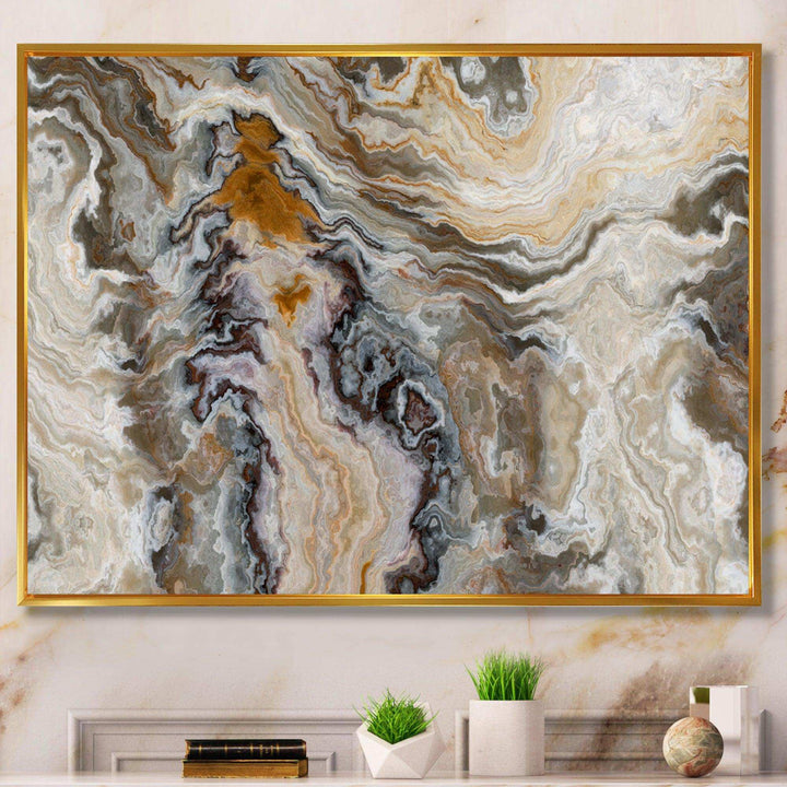 Onyx detail Composition - Mid-Century Modern Bedroom Wall Art