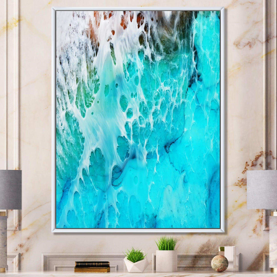 Waves Epoxy ResIn Art III - Modern Bedroom Wall Art