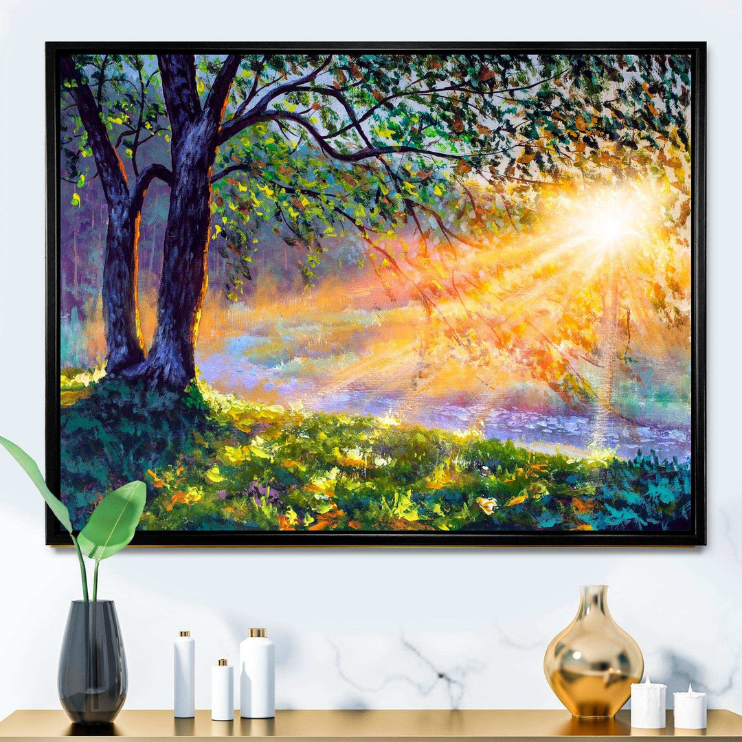 Dawn Sunshine Light By The River
