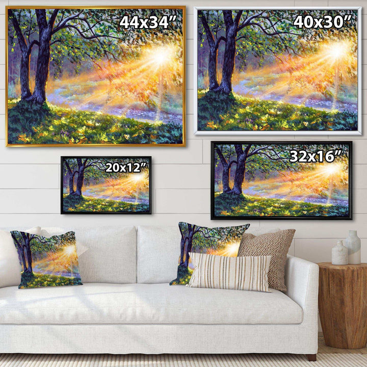 Dawn Sunshine Light By The River