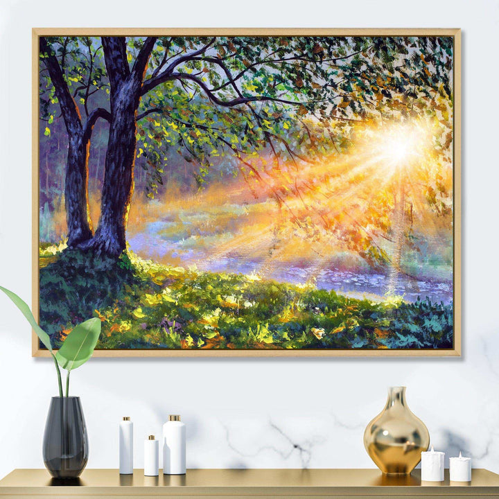 Dawn Sunshine Light By The River