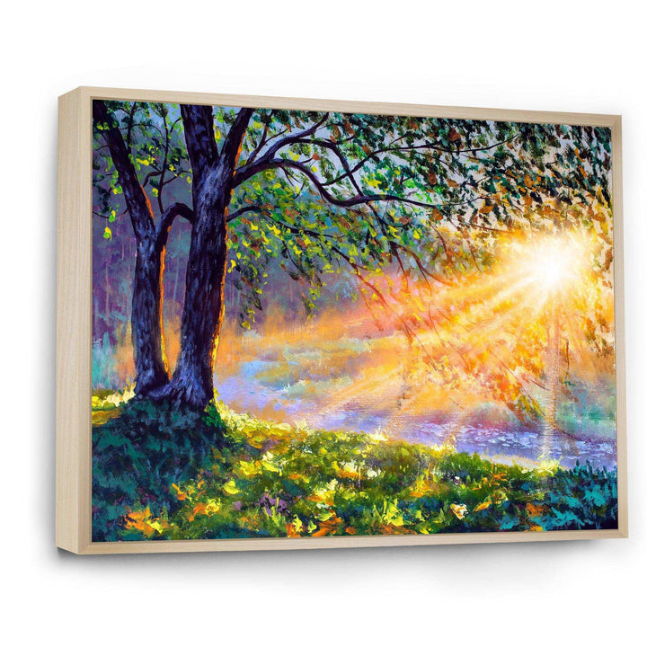 Dawn Sunshine Light By The River