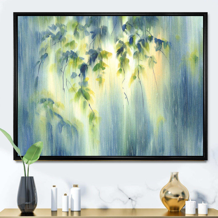 RaIn Falling Down In Green Lit Forest II