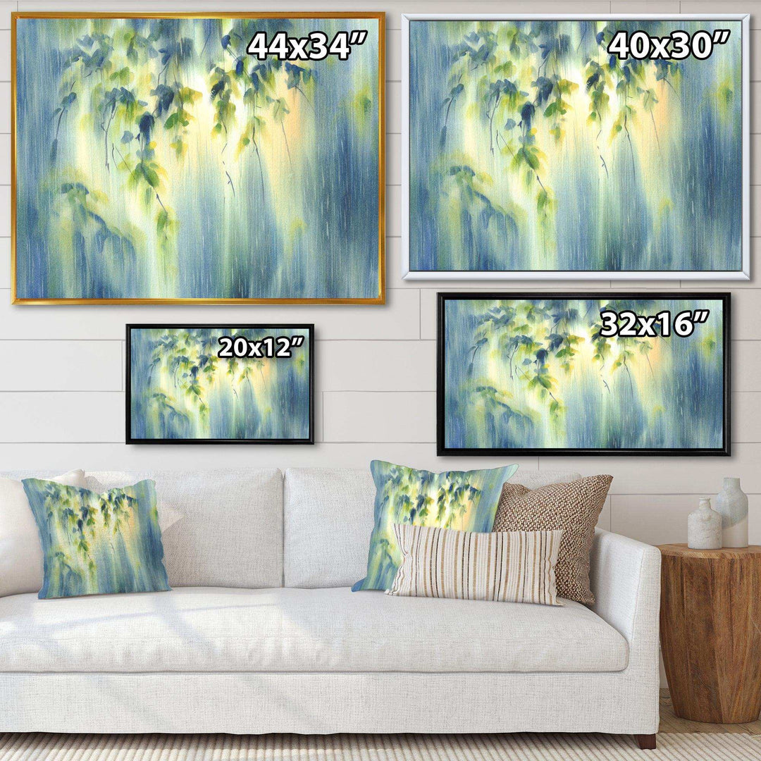 RaIn Falling Down In Green Lit Forest II