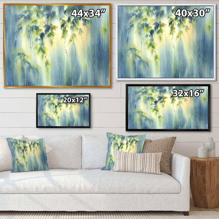 RaIn Falling Down In Green Lit Forest II