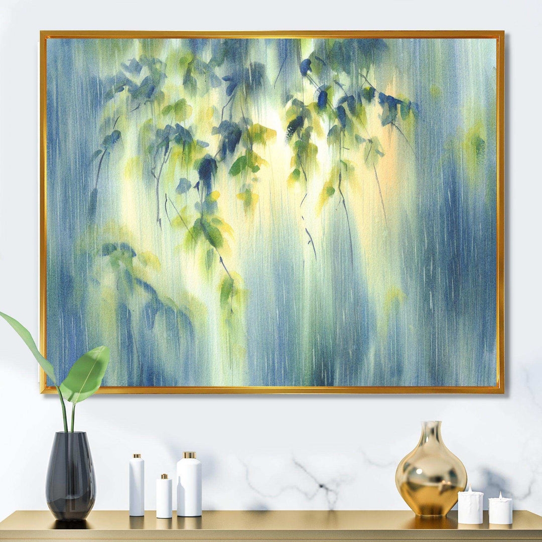 RaIn Falling Down In Green Lit Forest II